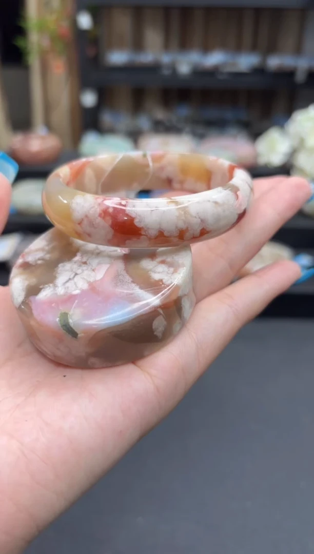 未镶嵌手镯石英质玉171(59圈赠送镯心)