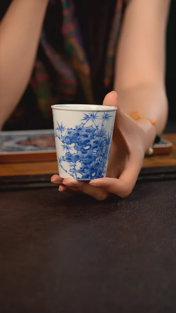 聚澜堂灵石竹子可乐杯