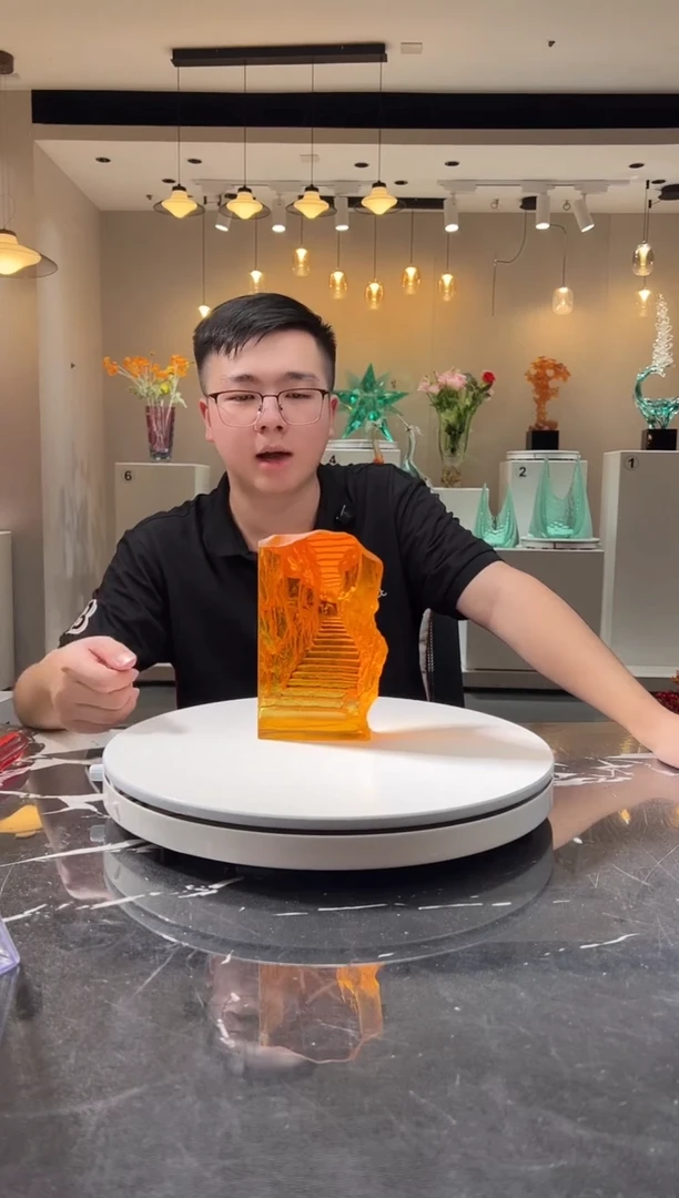 摆件巴比特美学金色步步高升