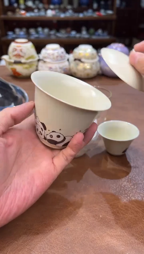 真的很便宜超好看会开片的旅行茶具