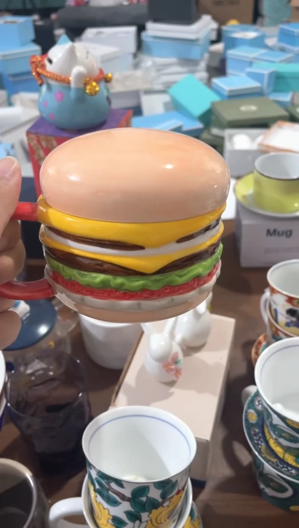 瓷片咖啡杯礼盒清仓！！！