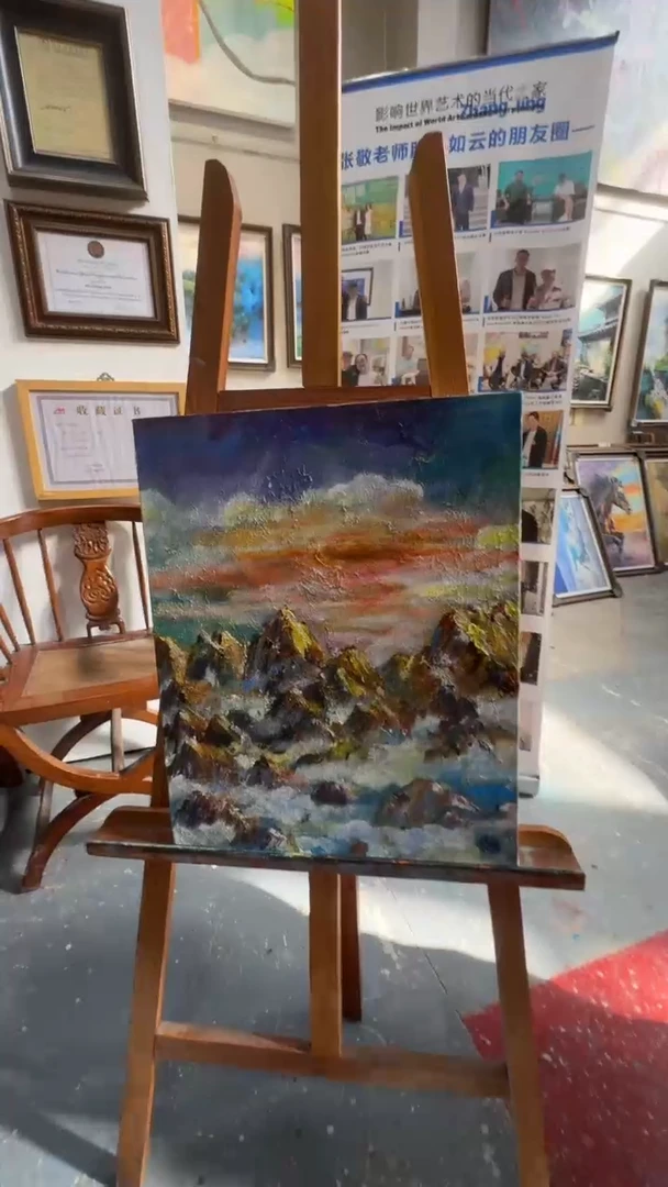 【闪购商品】绘画张敬手绘油画