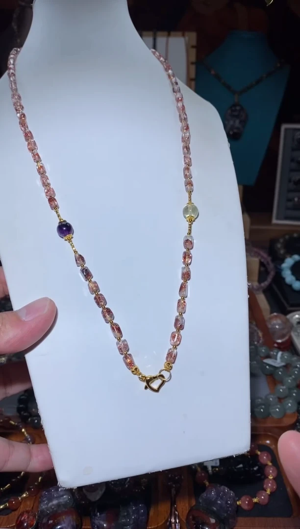 【闪购商品】水晶金草莓万能链未镶嵌多样性发一