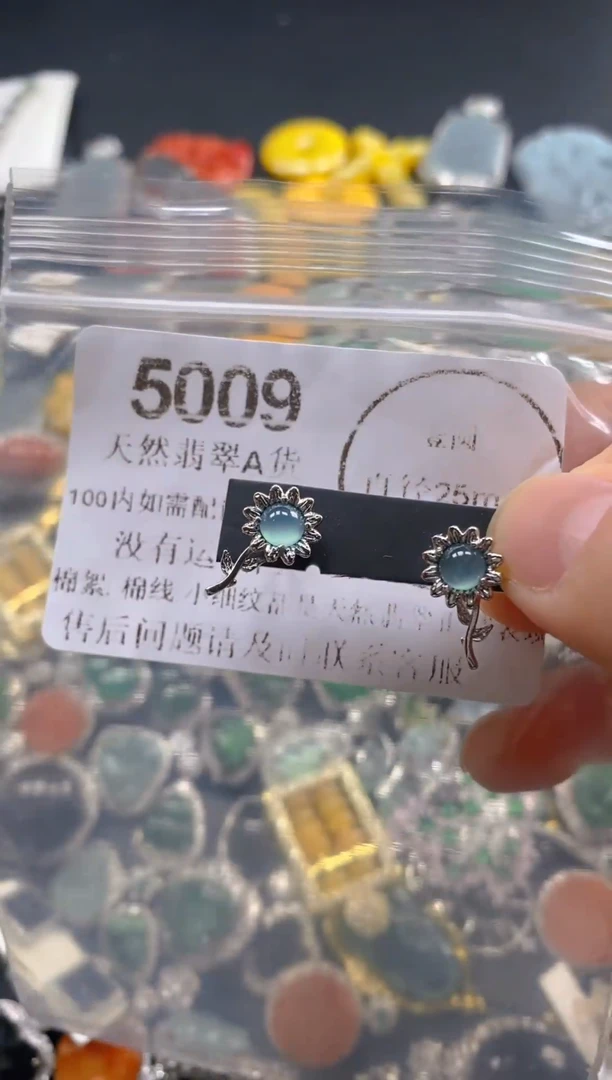 翡翠未镶嵌吊坠(不含链)5009