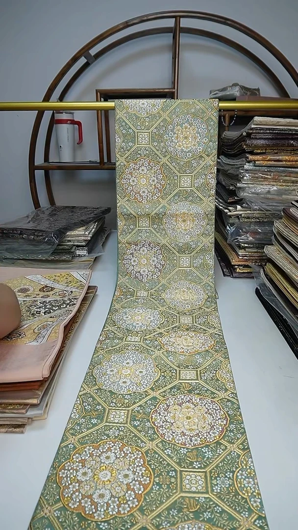 织绣40西阵织六通宝相花