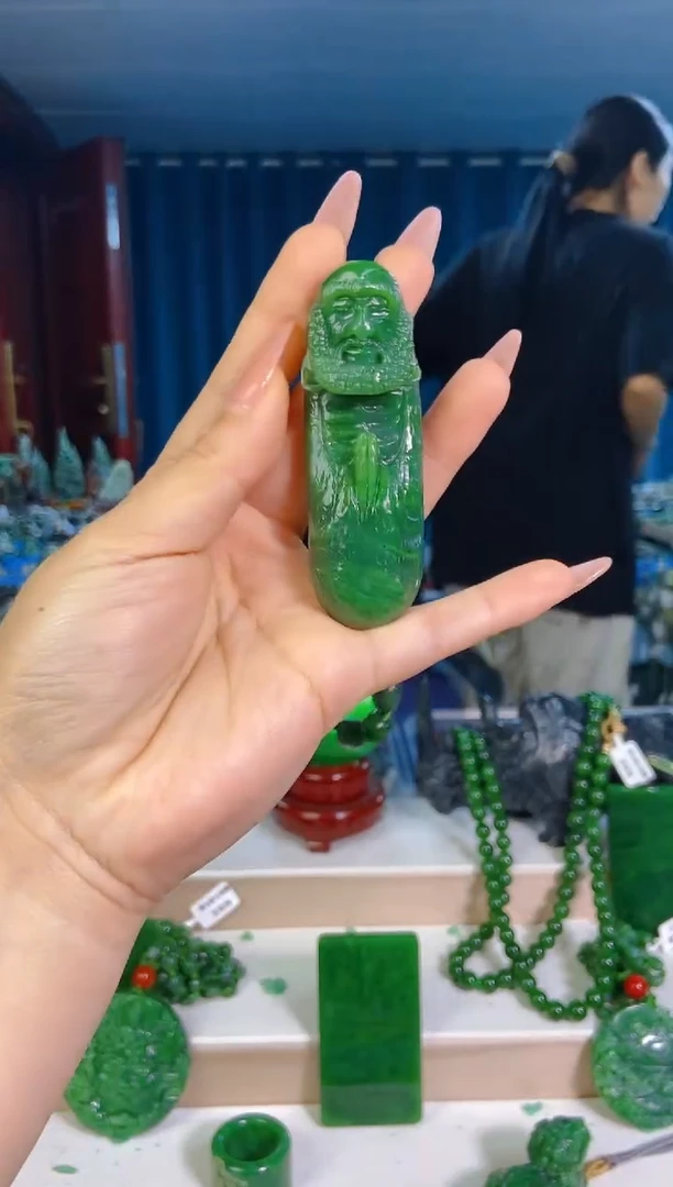 和田玉未镶嵌挂件1