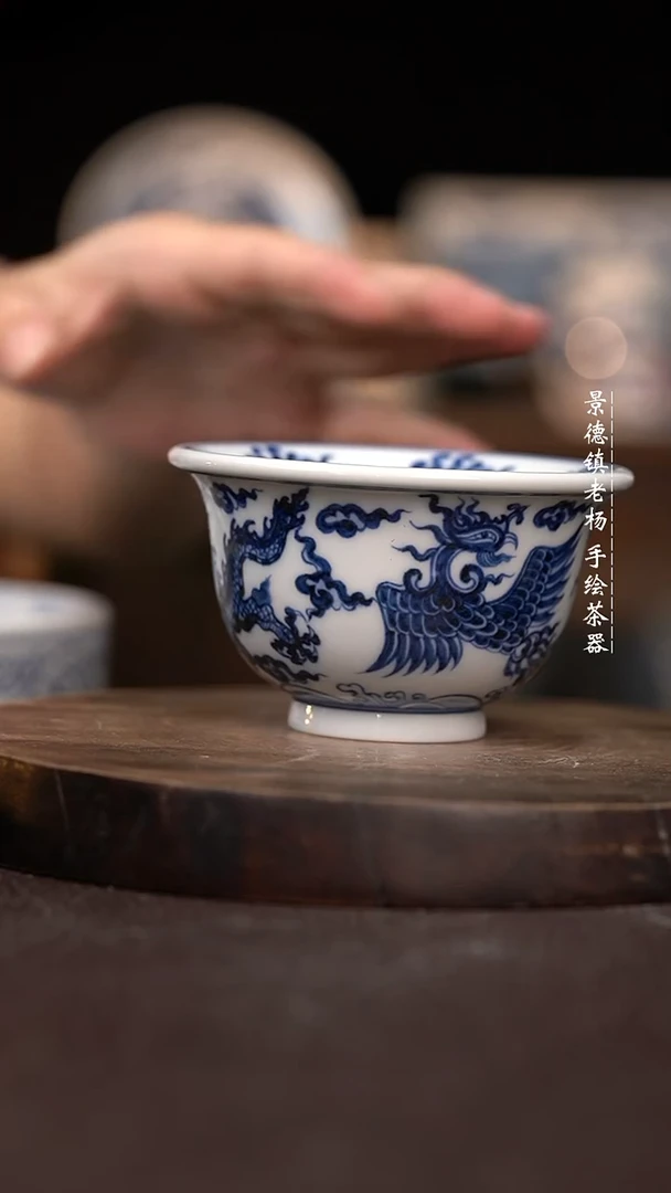 手绘茶器瑕不掩瑜 大压 龙凤