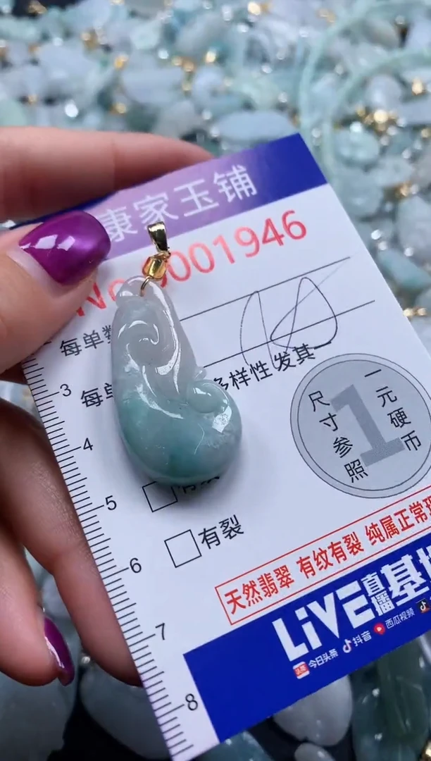颈饰未镶嵌翡翠1946