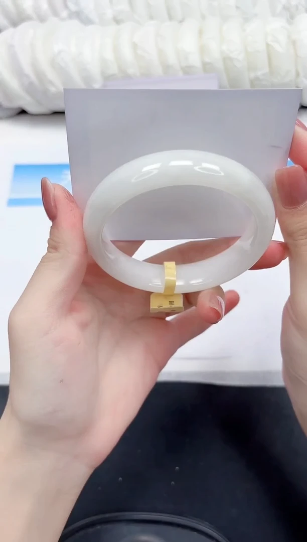 和田玉手镯未镶嵌49-60