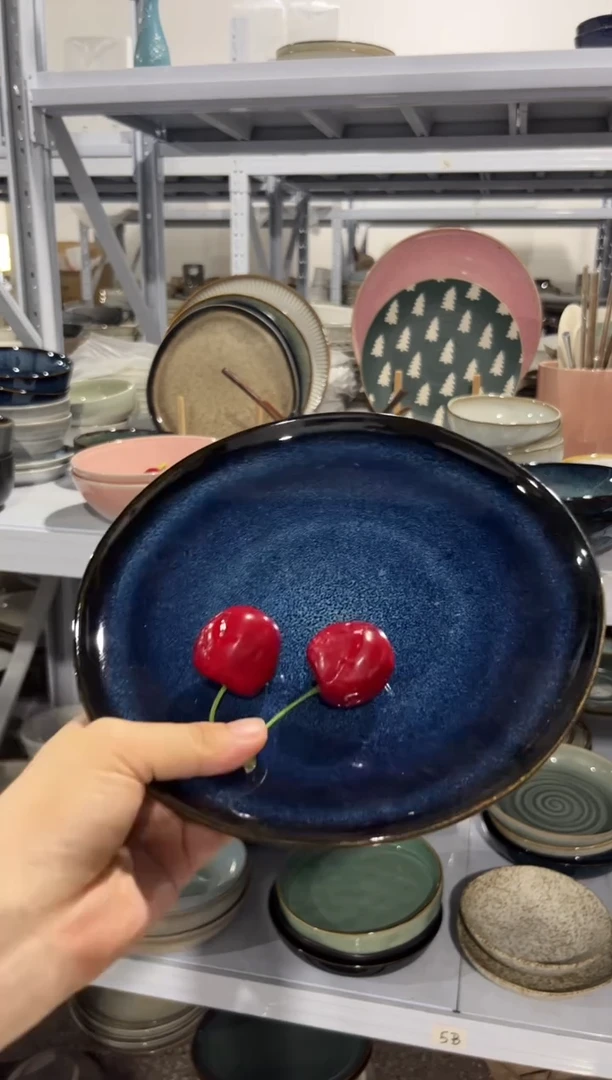 陶瓷外贸尾货瑕疵满20包邮X C5A小盘