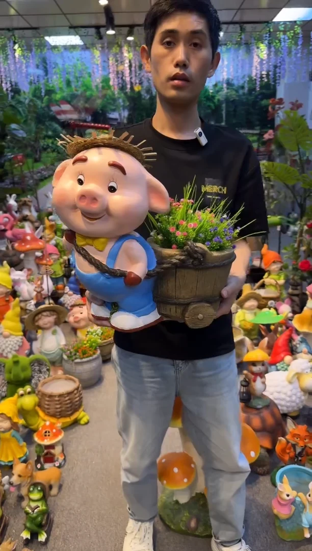 无花朵花园庭院摆件&00&