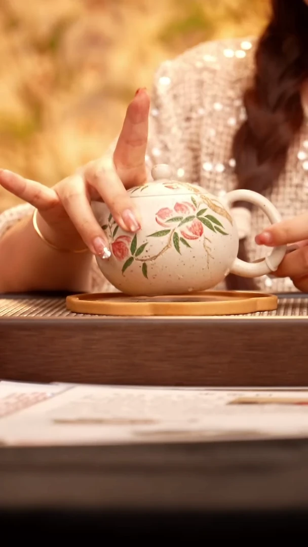 茶壶紫砂YYL28404西施 定窑白-壶承