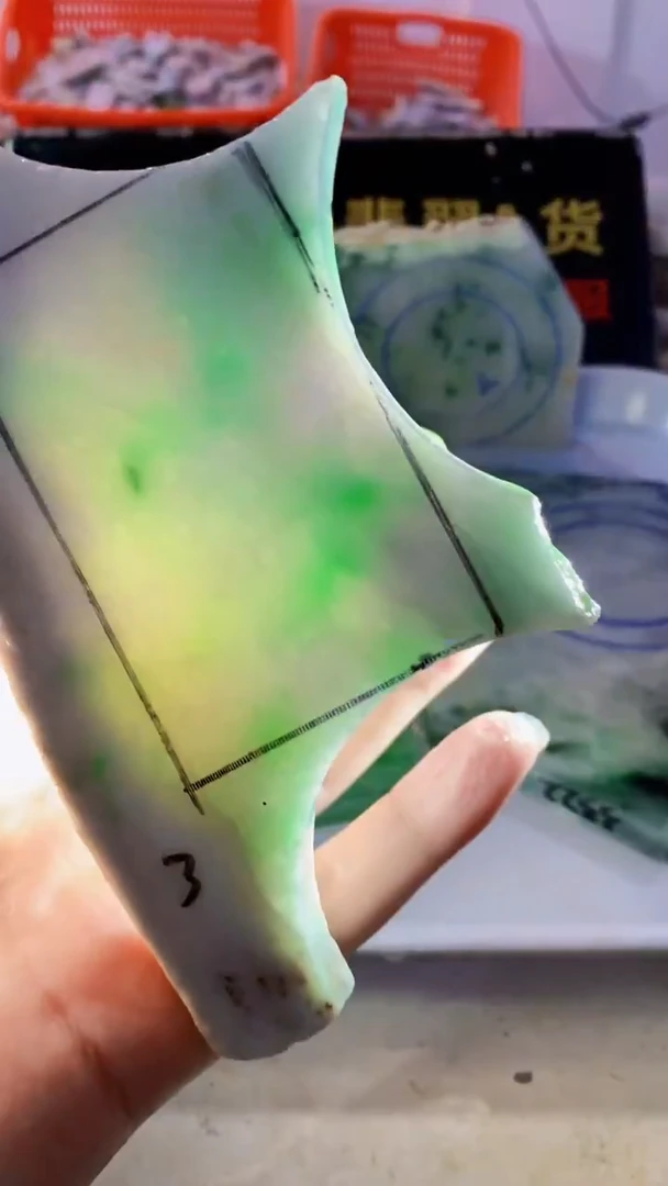 颈饰未镶嵌翡翠缅甸A货翡翠史139