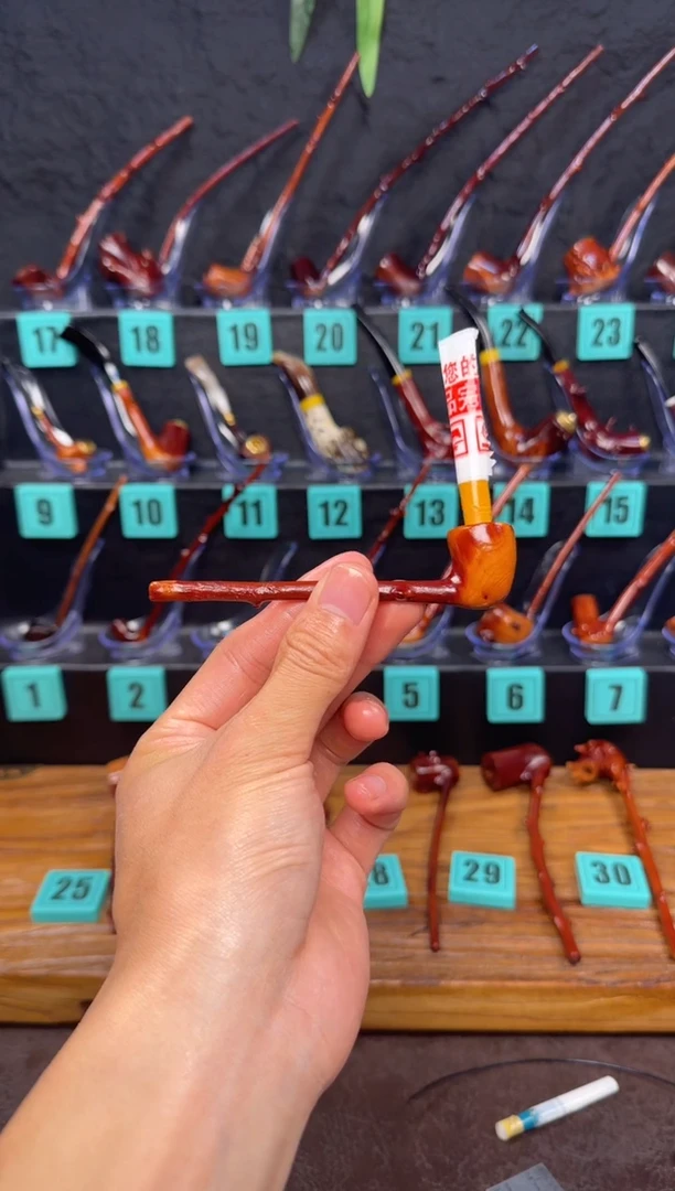 一物一图檬子木手工香烟嘴