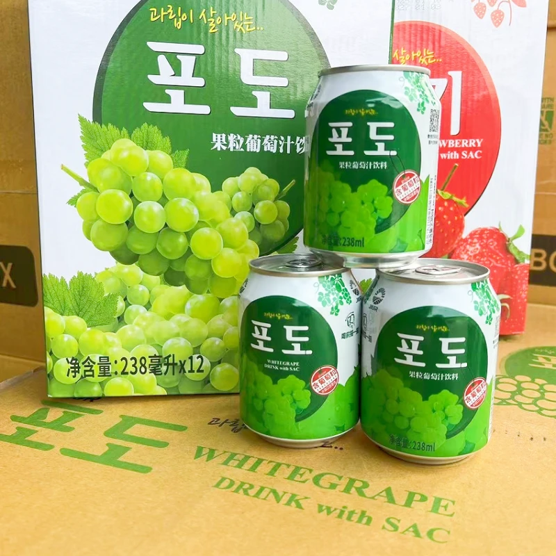 国产风味九日葡萄果汁果味果肉饮料酸甜好喝果汁饮料12瓶