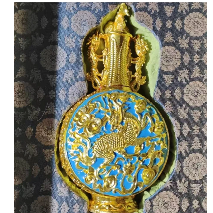 1个金蓝色壶摆件链接