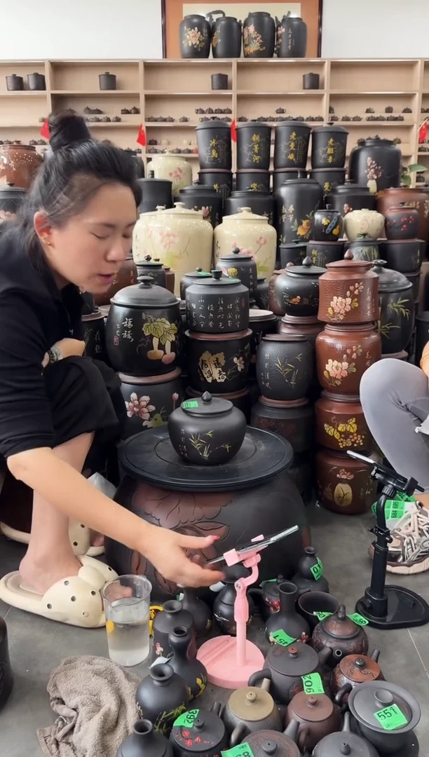 罐瑕疵茶叶罐   555小苹果彩填