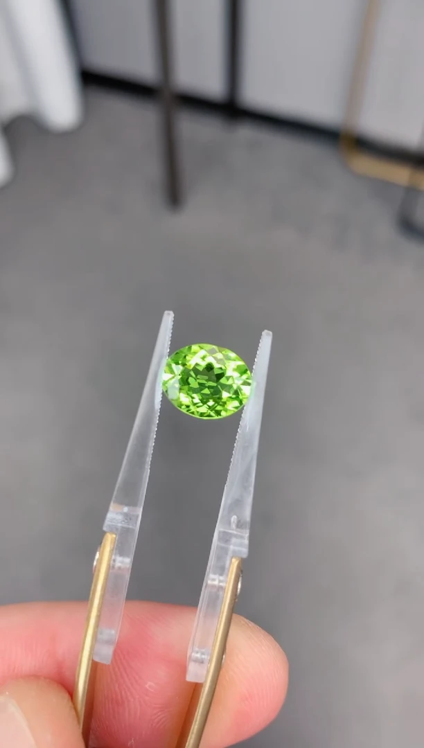 未镶嵌裸石定制橄榄石3ct 橄榄石 定制