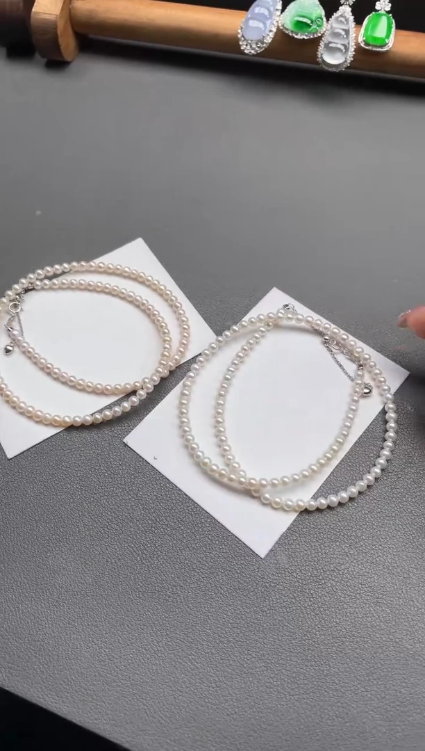 【闪购商品】淡水珍珠银S925镶嵌颈饰HH00310-1多样性发1