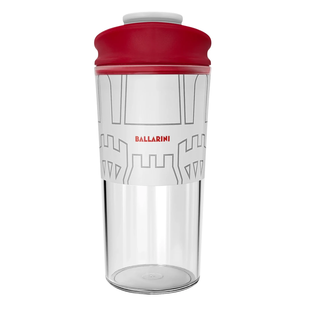 【A等品微瑕】巴拉利尼 摩卡系列Tritan随行咖啡杯460ML(番茄红)