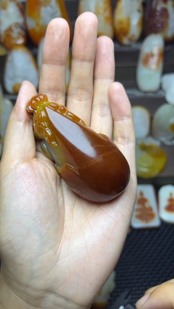 和田玉未镶嵌挂件1
