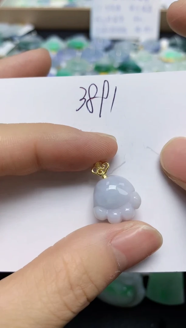 翡翠未镶嵌颈饰天然缅甸翡翠A货