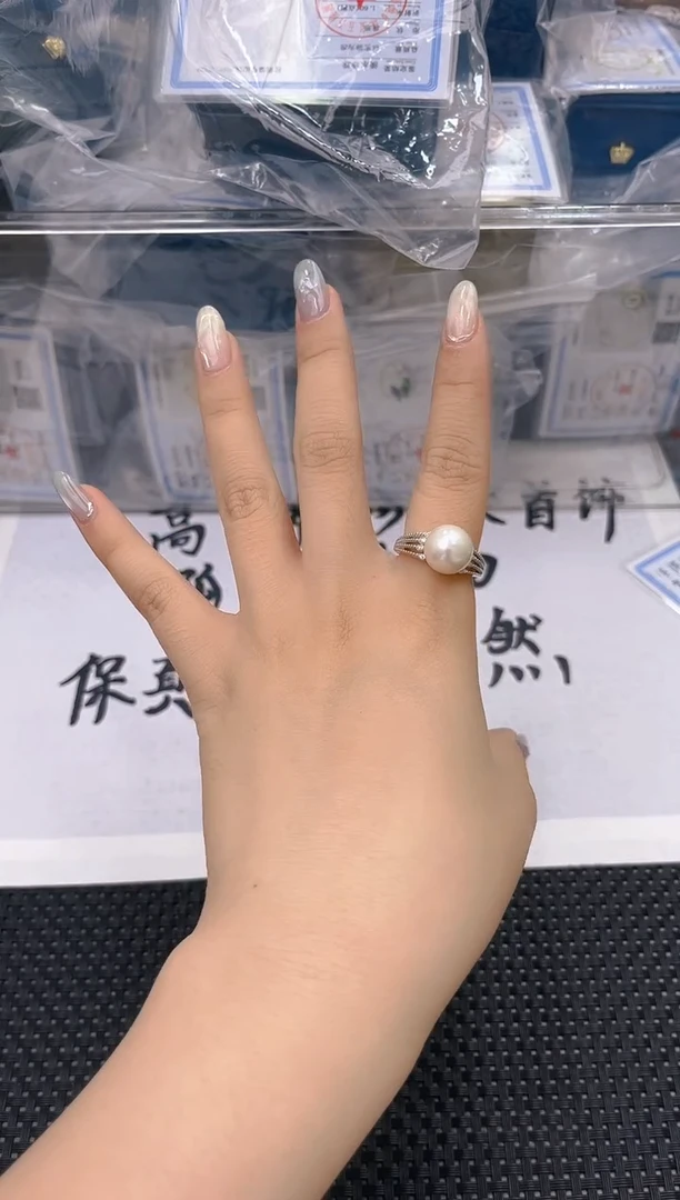 未镶嵌淡水珍珠耳饰jz1051