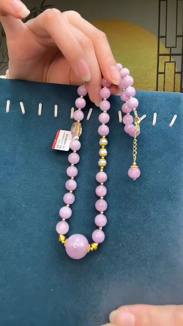 未镶嵌锂辉石项链A0905