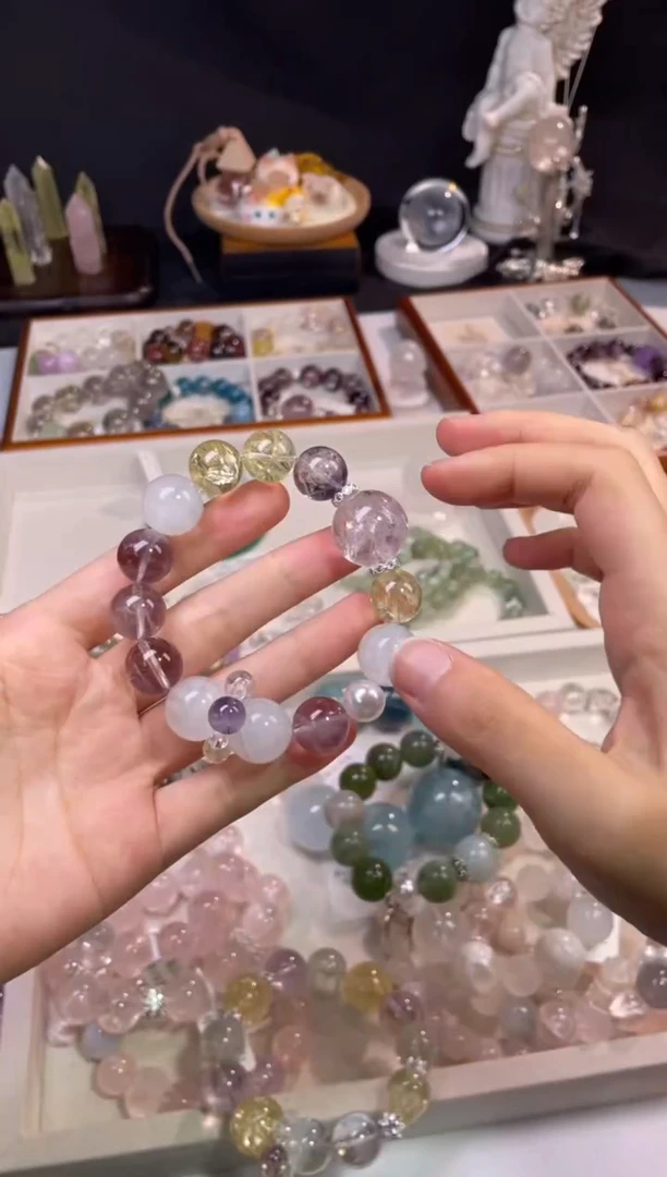 未镶嵌手链水晶1230多样性发货