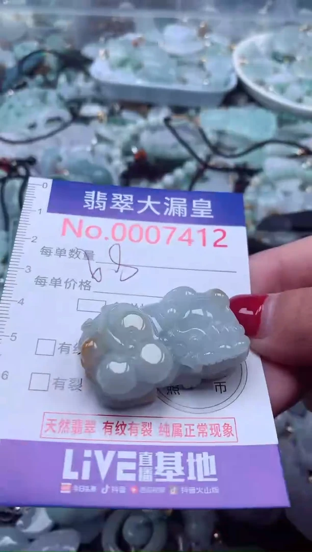 颈饰未镶嵌翡翠7412