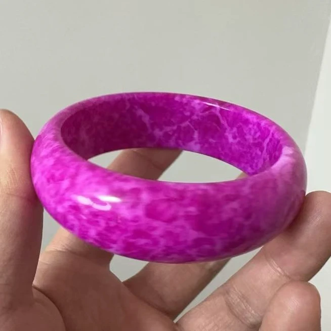 非金属珐琅手镯 珐琅工艺-南非料-贵妃轮胎宽版手镯经典时尚款