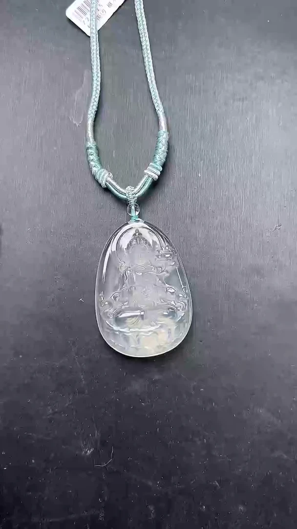 颈饰未镶嵌水晶?****?乳白晶大势至吊坠 Z24515