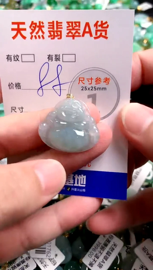 翡翠18K金镶嵌颈饰14006858