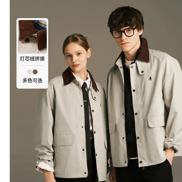 TeenieWeenie小熊男装休闲夹克外套男款潮流工装风衣TNJJ25D625D