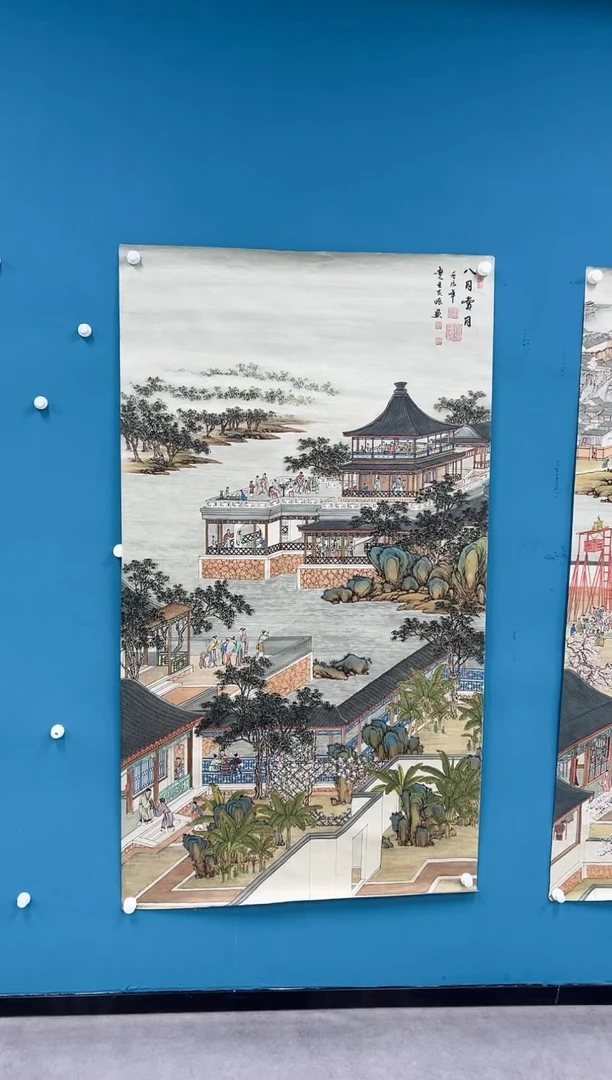 国画王夫怀-六尺山水-017