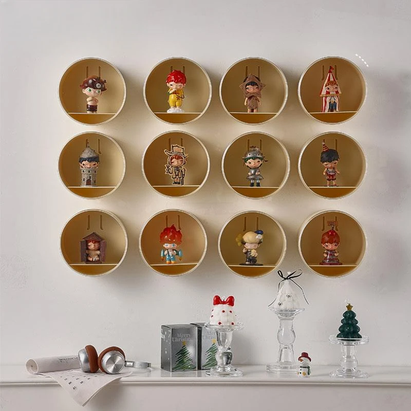 手办展示柜盲盒收纳盒泡泡玛特popmart亚克力盒子挂墙透明展示盒