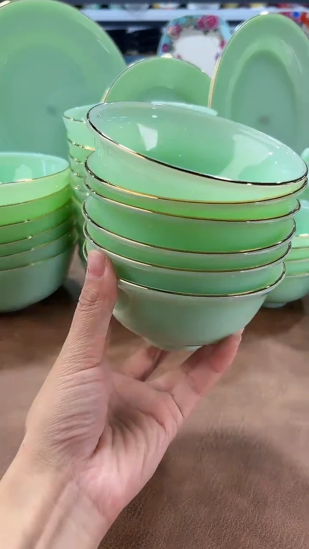 玉瓷4.5英寸饭碗6个景德镇餐具