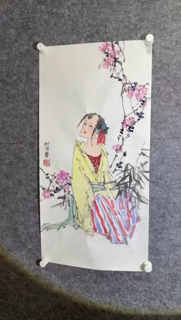 绘画国艺盛藏9.21日何老师绘画作品2。7平尺