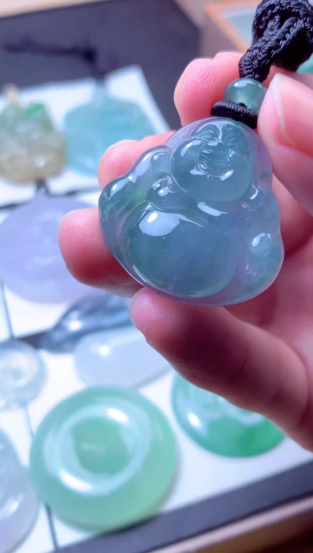 颈饰未镶嵌翡翠天然A货翡翠