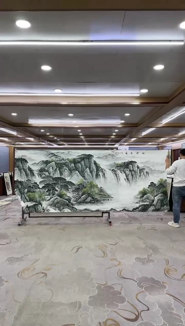 绘画一-邵明义-大丈二-山水国画