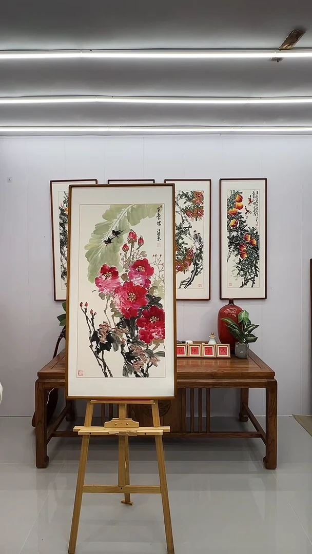 国画汪琼 120*60 春意浓
