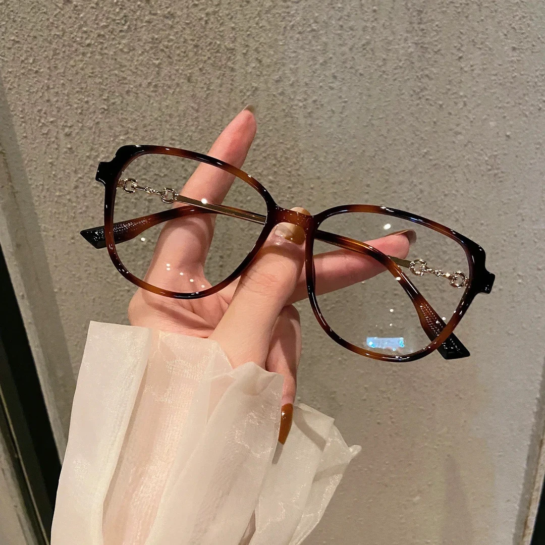 复古黑框眼镜近视女可配度数高级感素颜神器大框显瘦方圆脸眼睛架