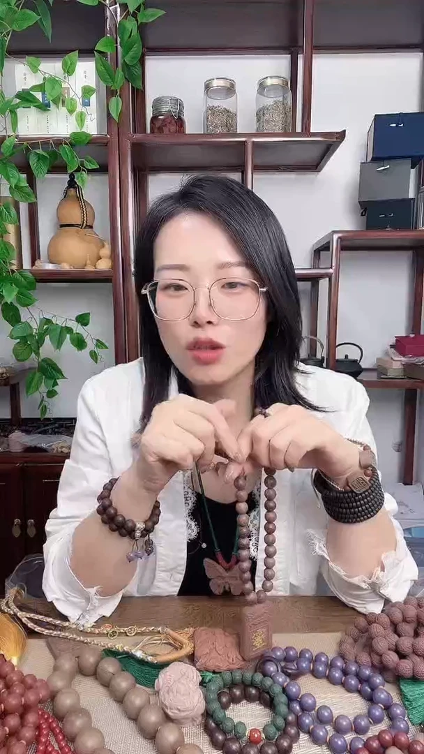 泥塑抱扑+金颜茉莉的脖挂