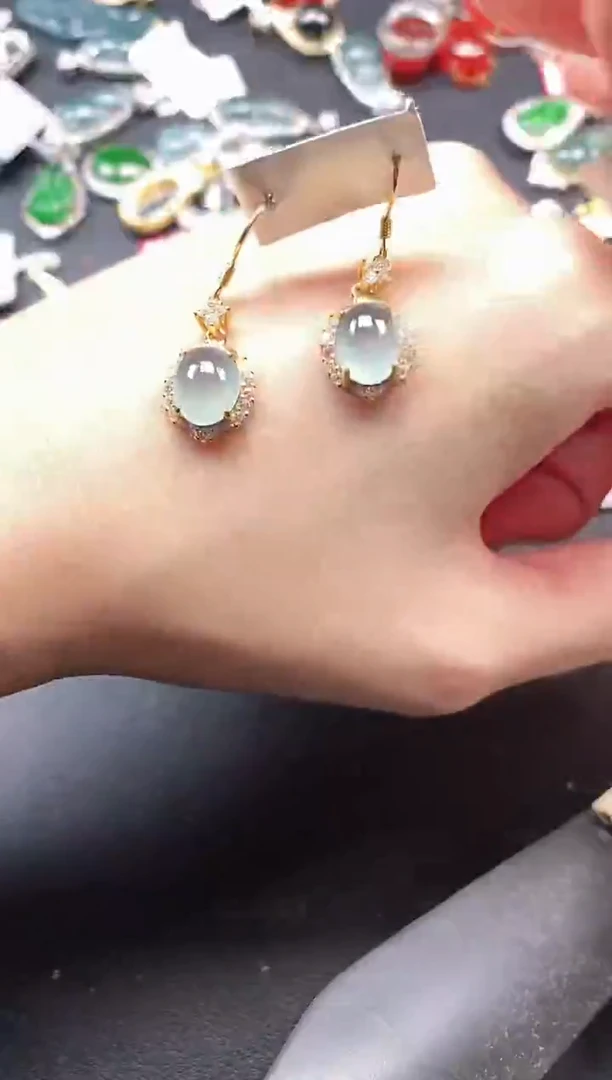 银S925镶嵌戒指翡翠51151