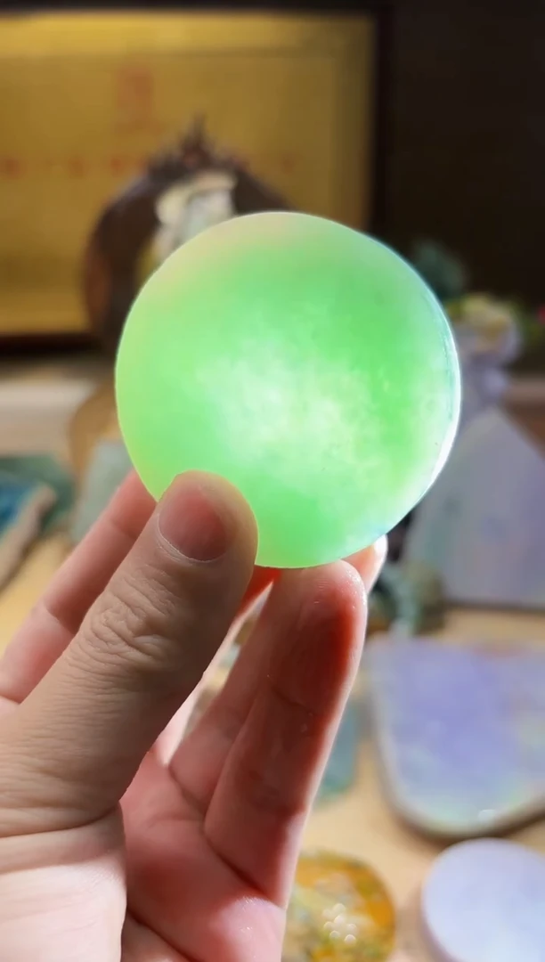 翡翠挂件未镶嵌A货张麦1123