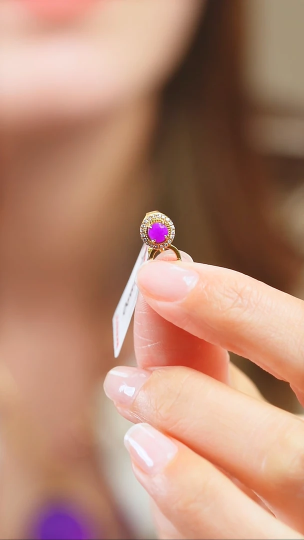 苏纪石（舒俱来）18K金镶嵌吊坠(不含链)云*意22