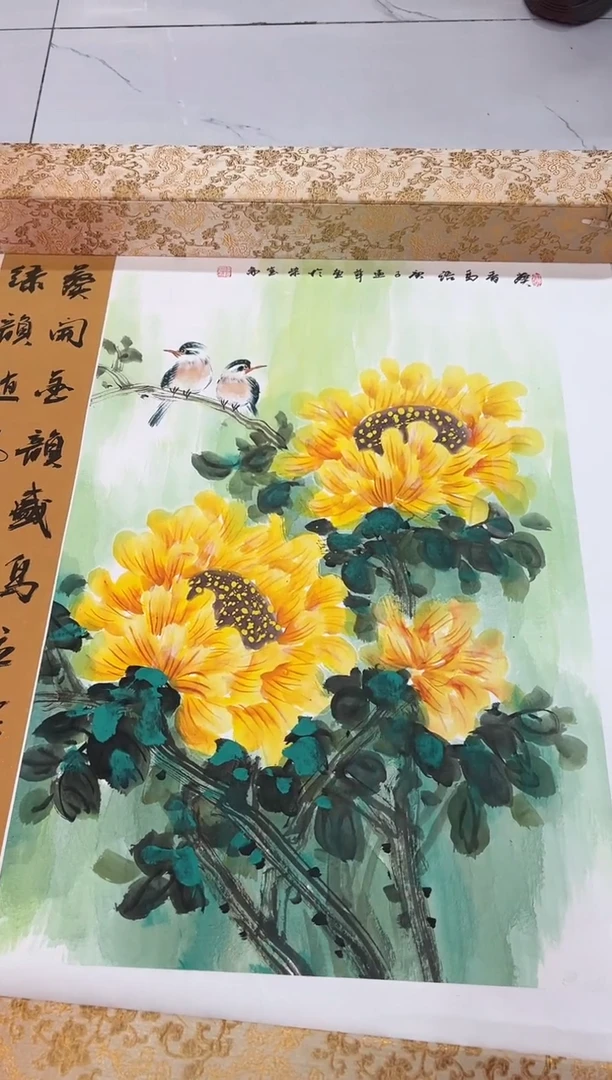 国画画家陆远华纯手绘原作