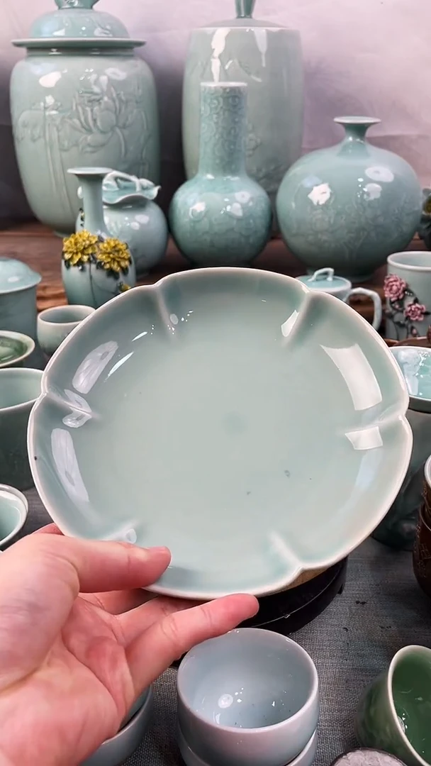 【闪购商品】特价 微瑕 慧仙青瓷