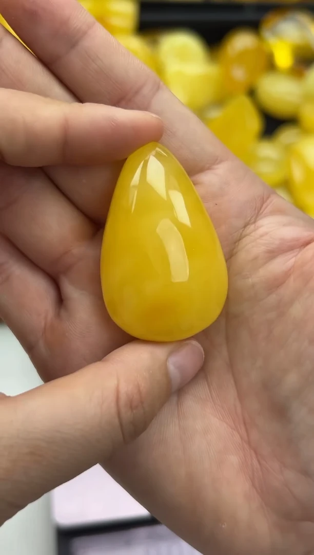 裸石琥珀未镶嵌琥珀蜜蜡吊坠