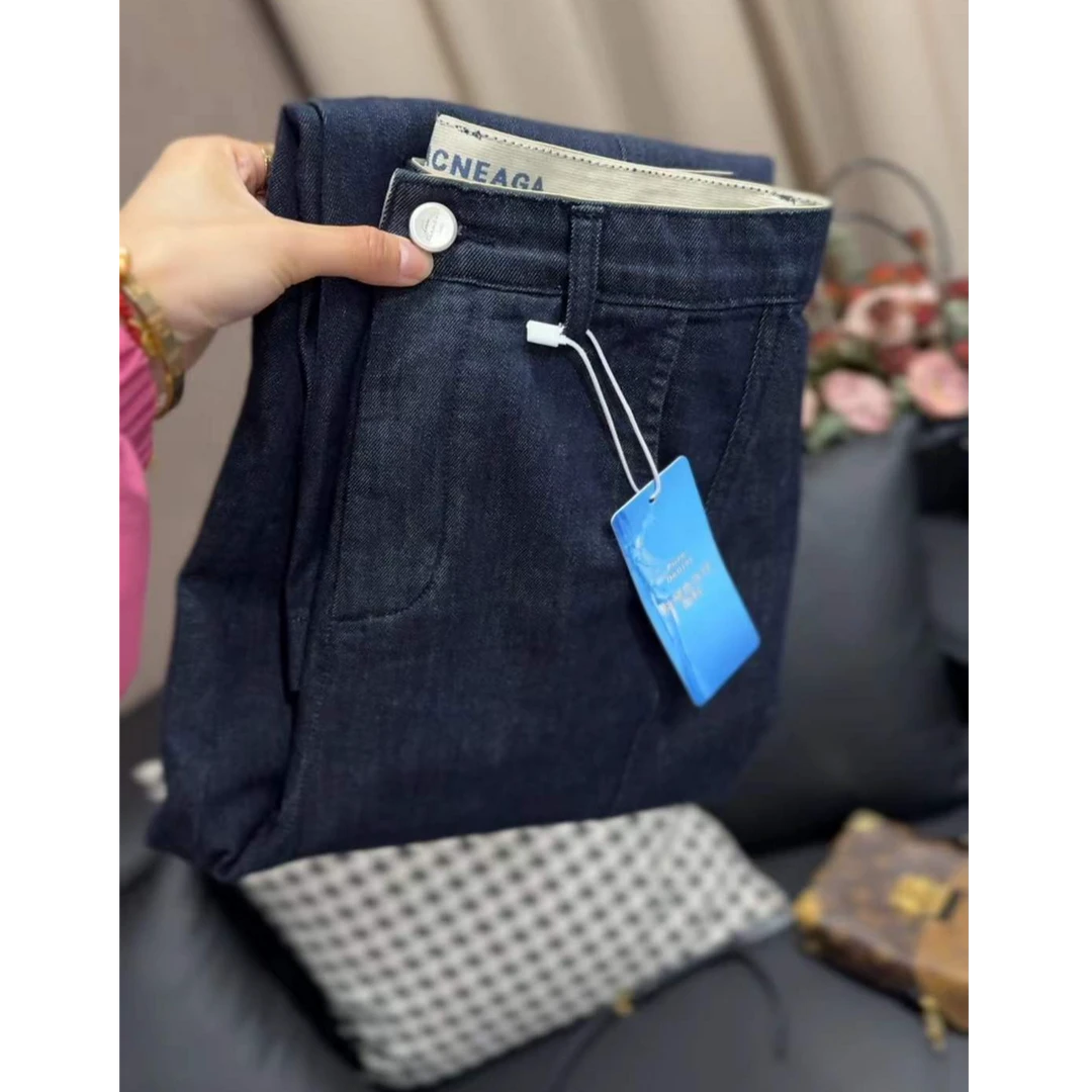 TY7 【九分普洗】一款巨巨巨显瘦的防掉色九分普洗牛仔裤（裤长88起）